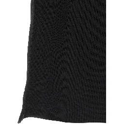 Black Cotton Polo Shirt