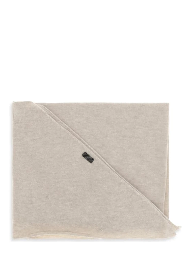 Beige Cashmere Scarf