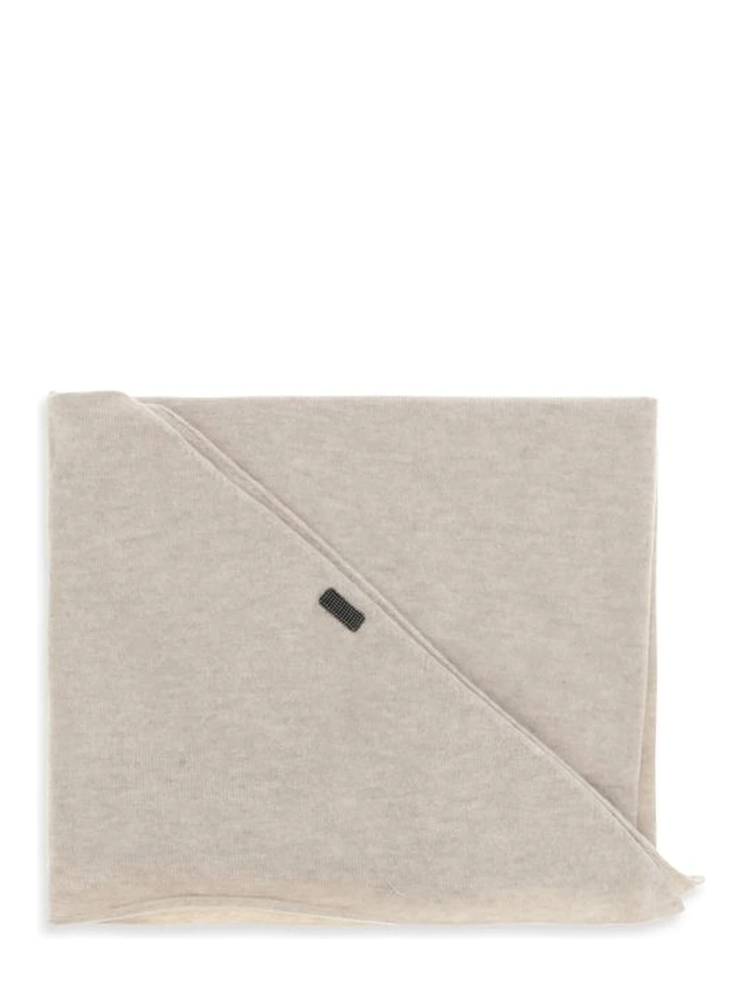 Beige Cashmere Scarf