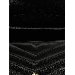 Black Lamb Leather Shoulder Bag