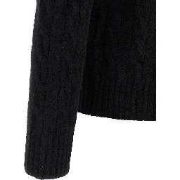 Black Wool Cardigan