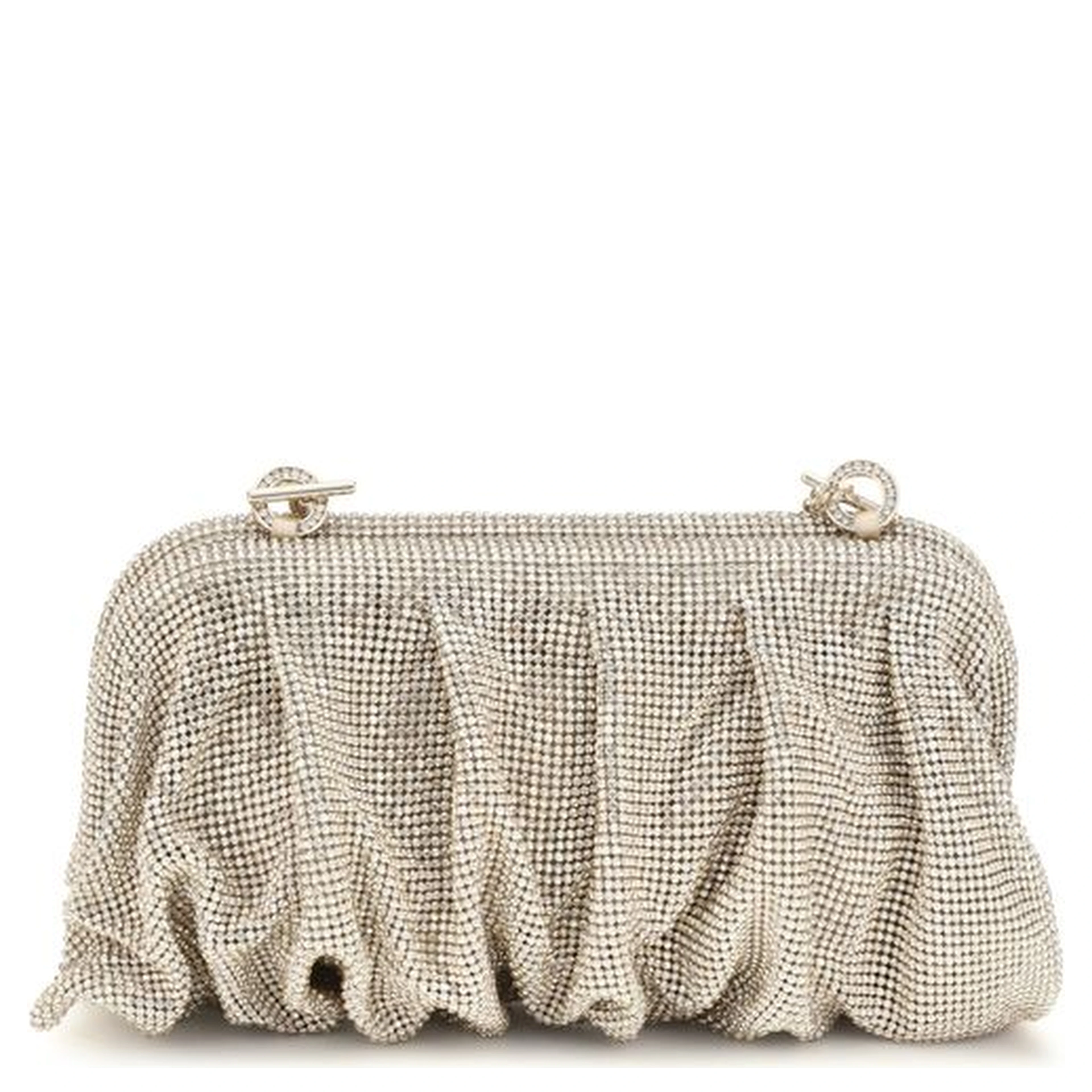 Silver Aluminum Clutch Bag