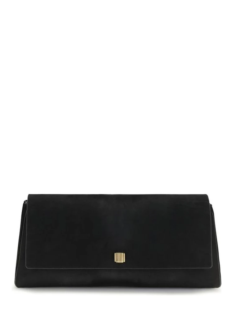 Black Calf Leather Bos Taurus Clutch Bag
