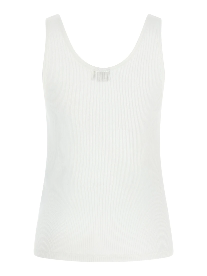 White Cotton Tank Tops