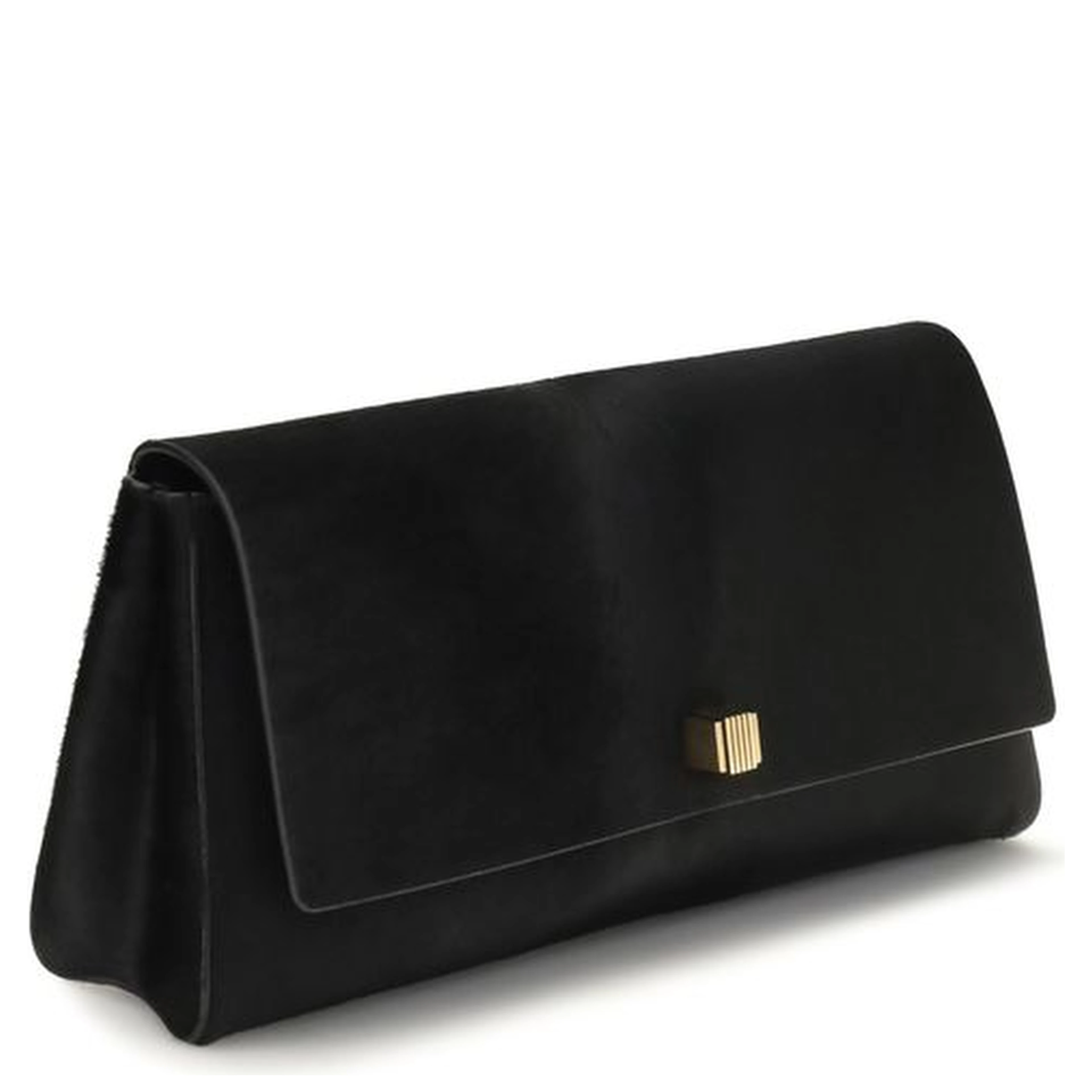 Black Calf Leather Bos Taurus Clutch Bag