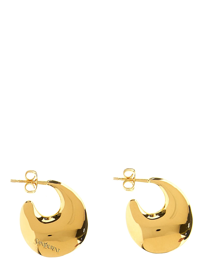Gold Metal Earrings