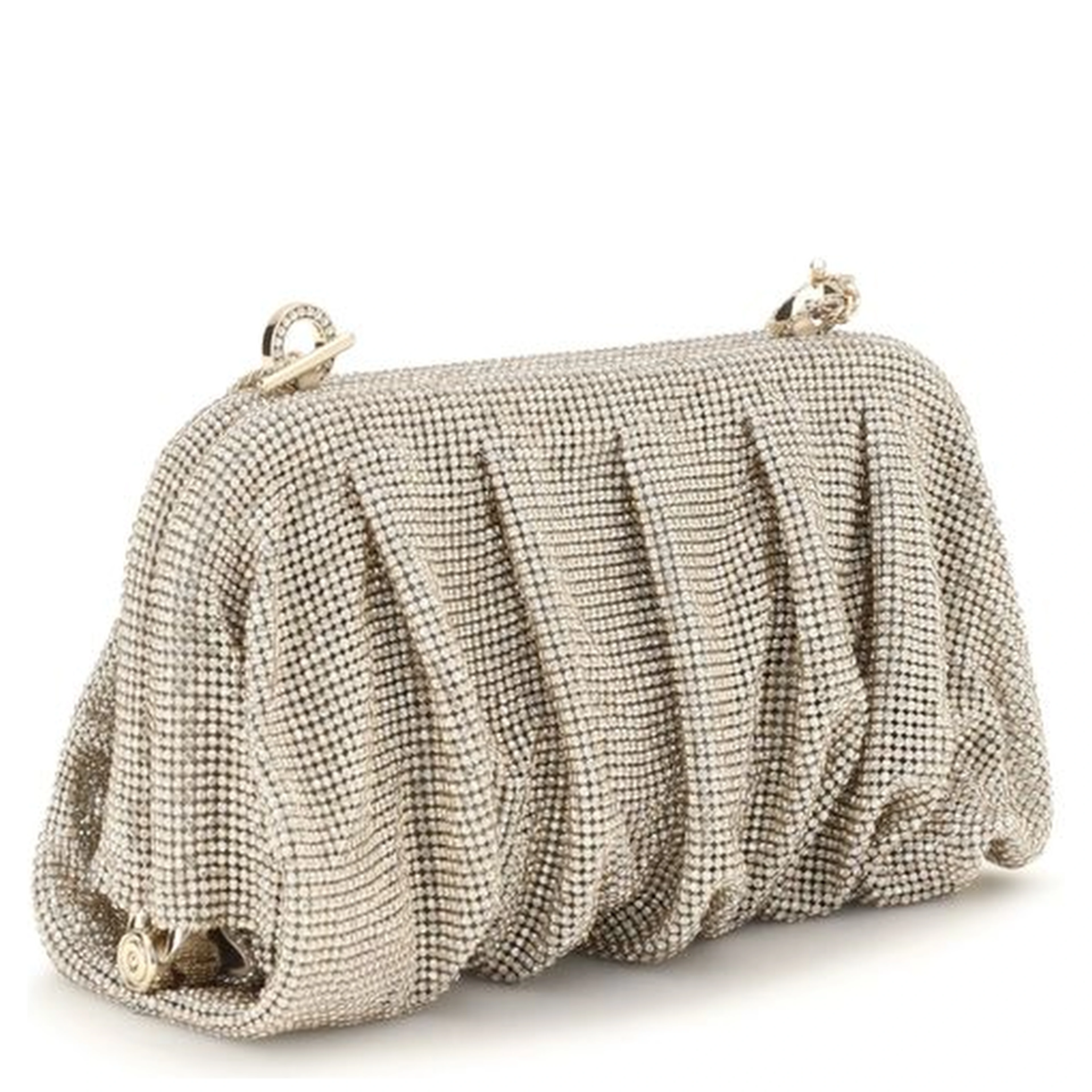 Silver Aluminum Clutch Bag