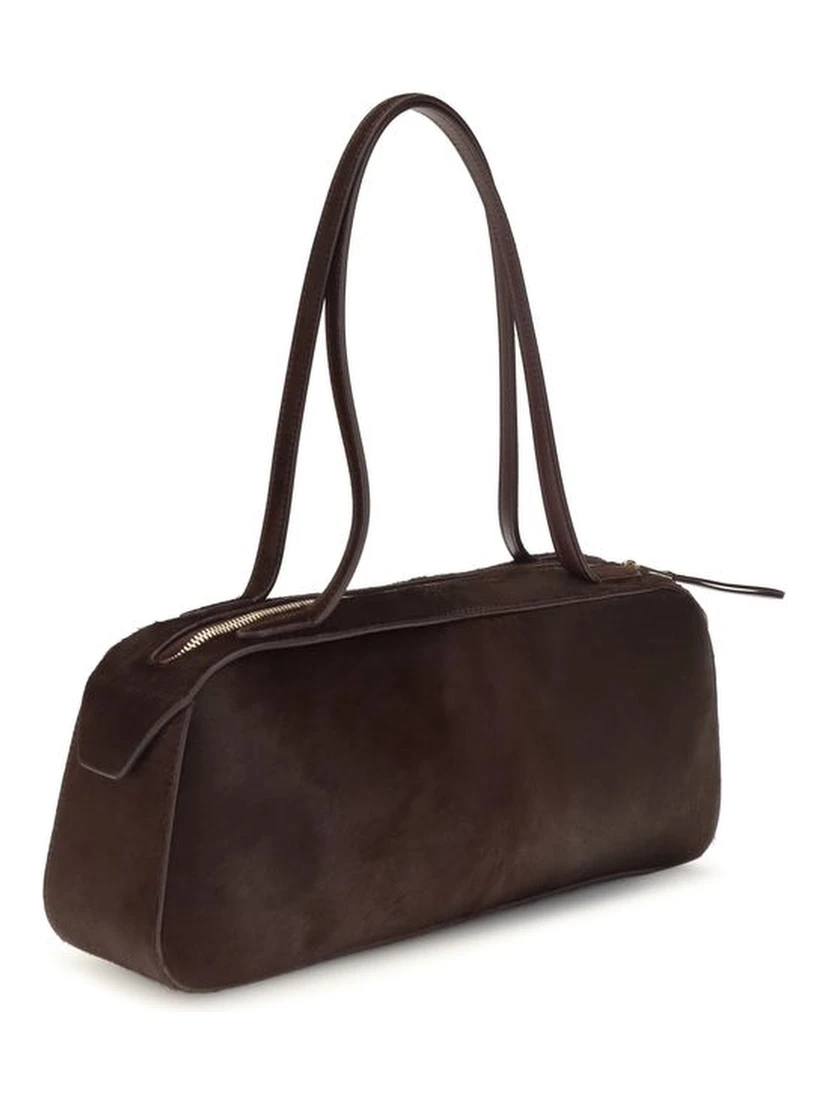 Burgundy Calf Leather Bos Taurus Shoulder Bag