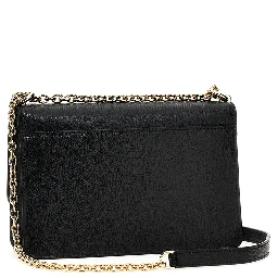 Black Leather Crossbody Bag