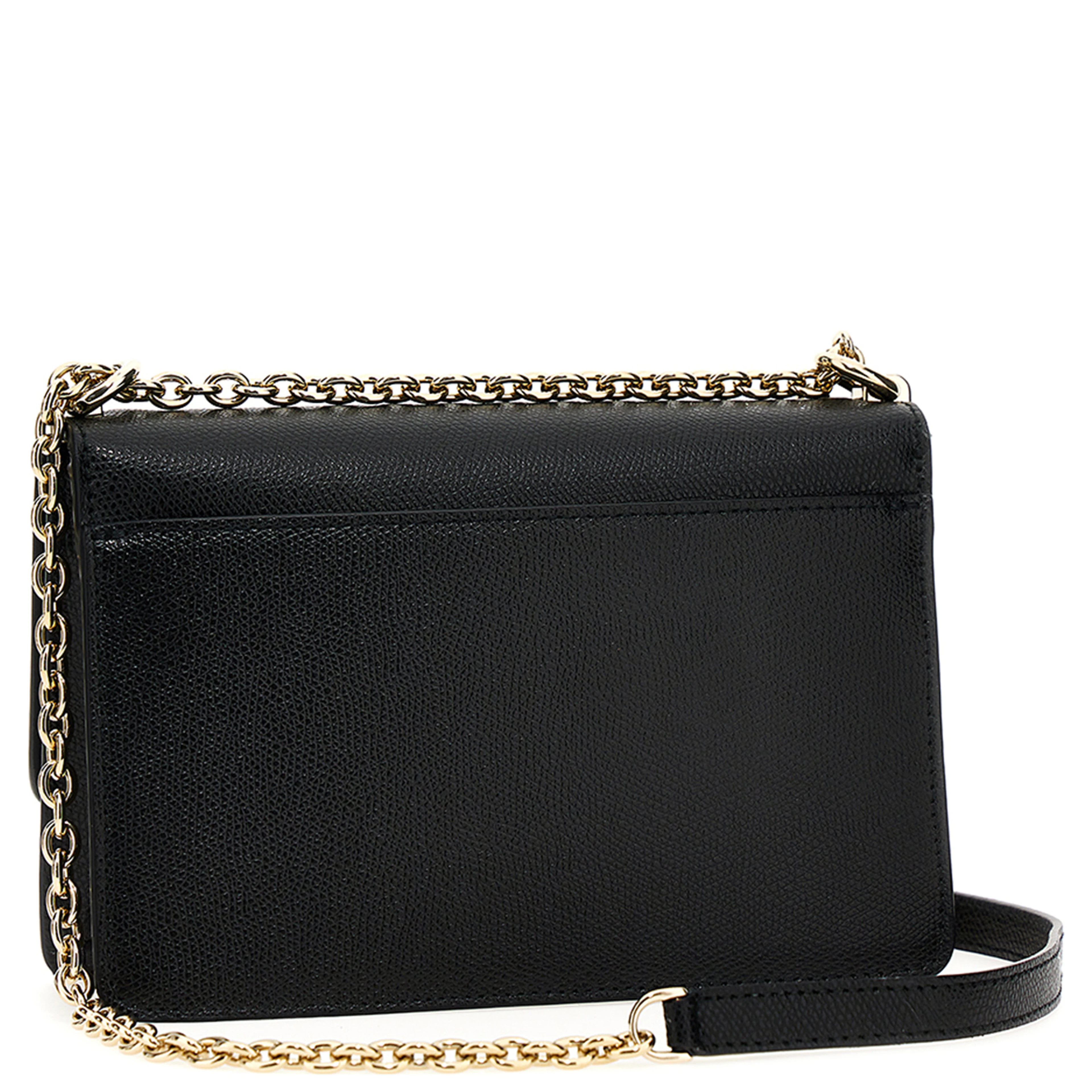 Black Leather Crossbody Bag