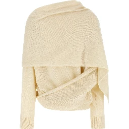 White Wool Cardigan