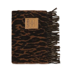 Brown Wool Oves Aries Scarf