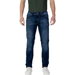 Blue Organic Cotton Relaxed Fit Jeans