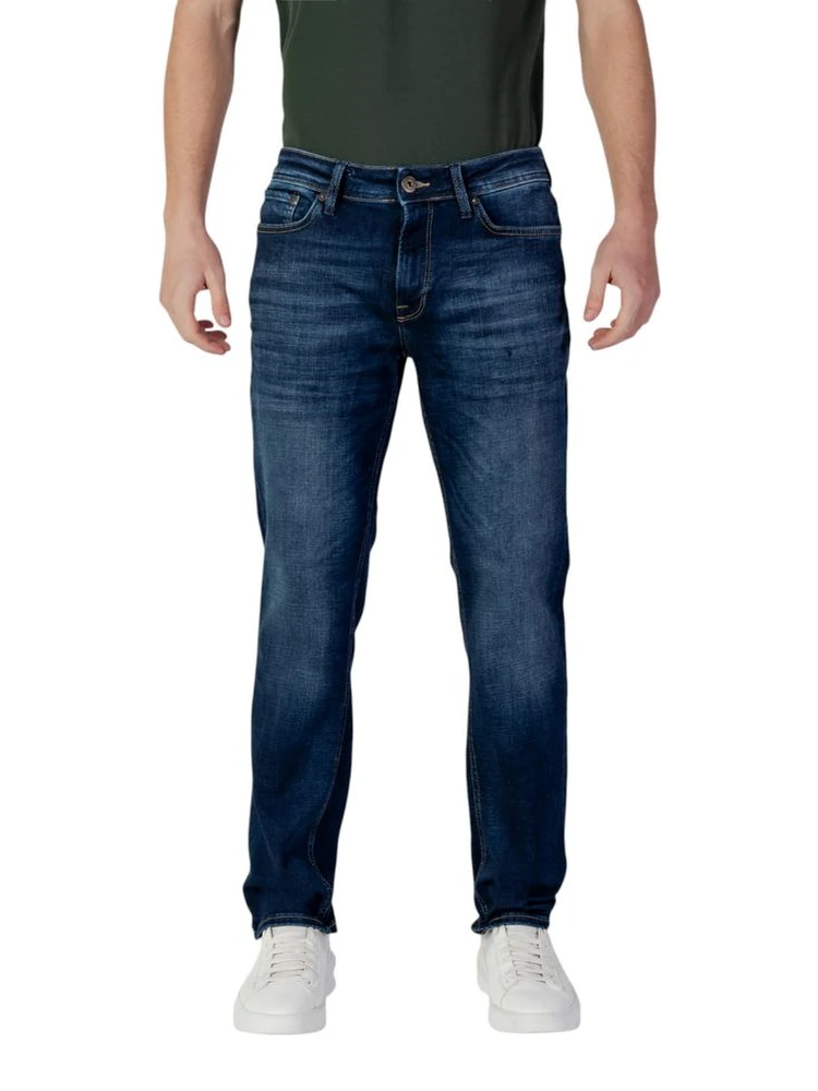 Blue Organic Cotton Relaxed Fit Jeans