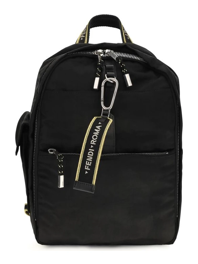 Black Polyamide Backpack