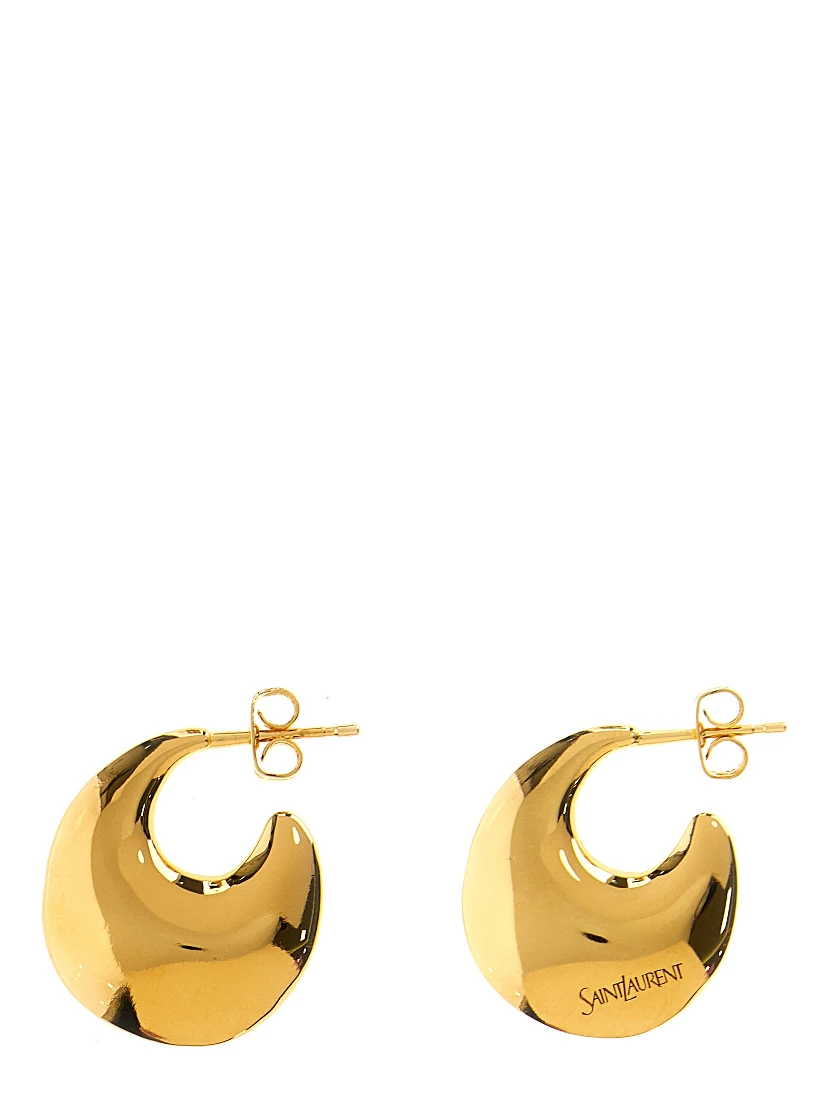 Gold Metal Earrings