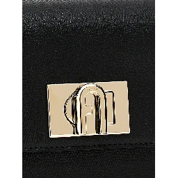 Black Leather Crossbody Bag