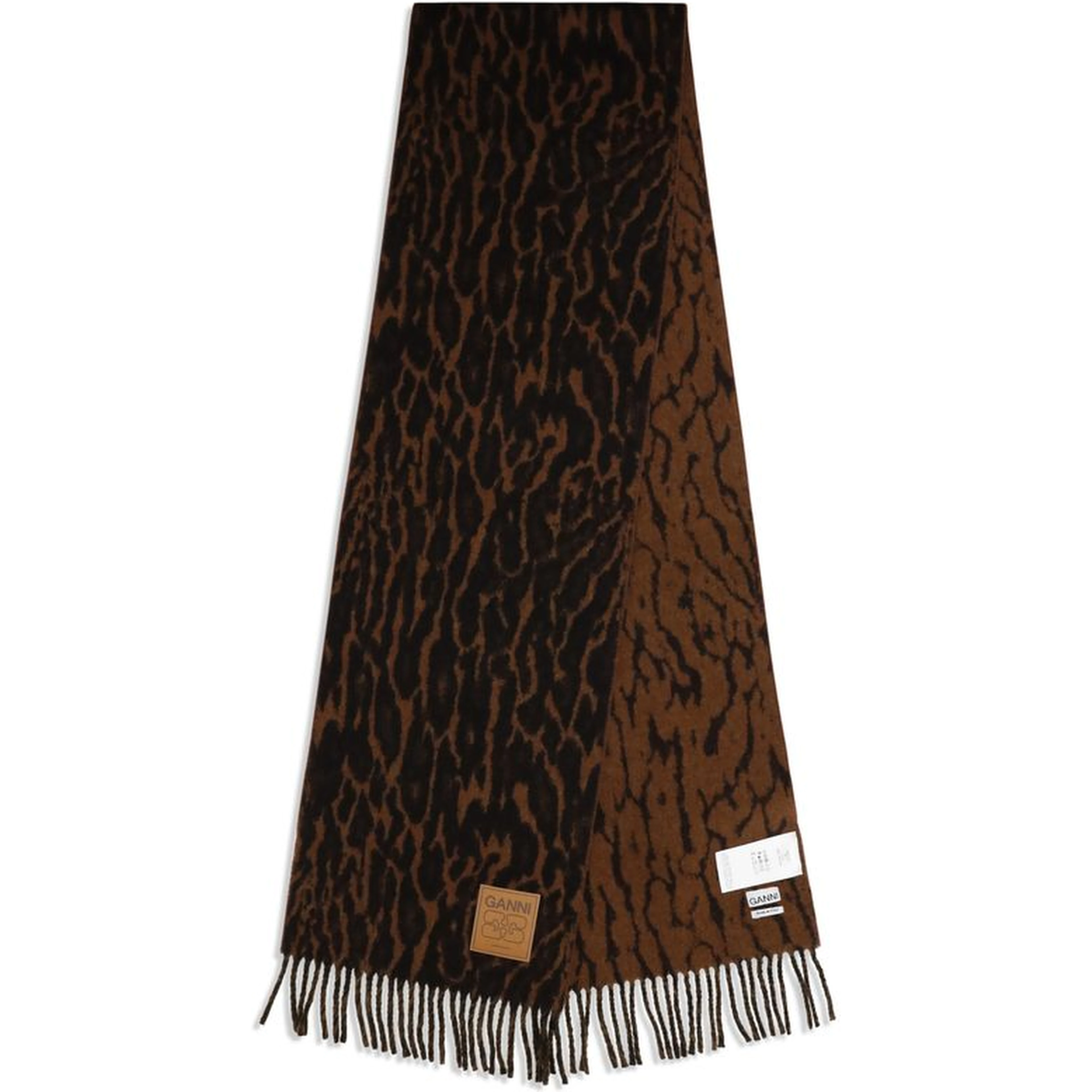 Brown Wool Oves Aries Scarf