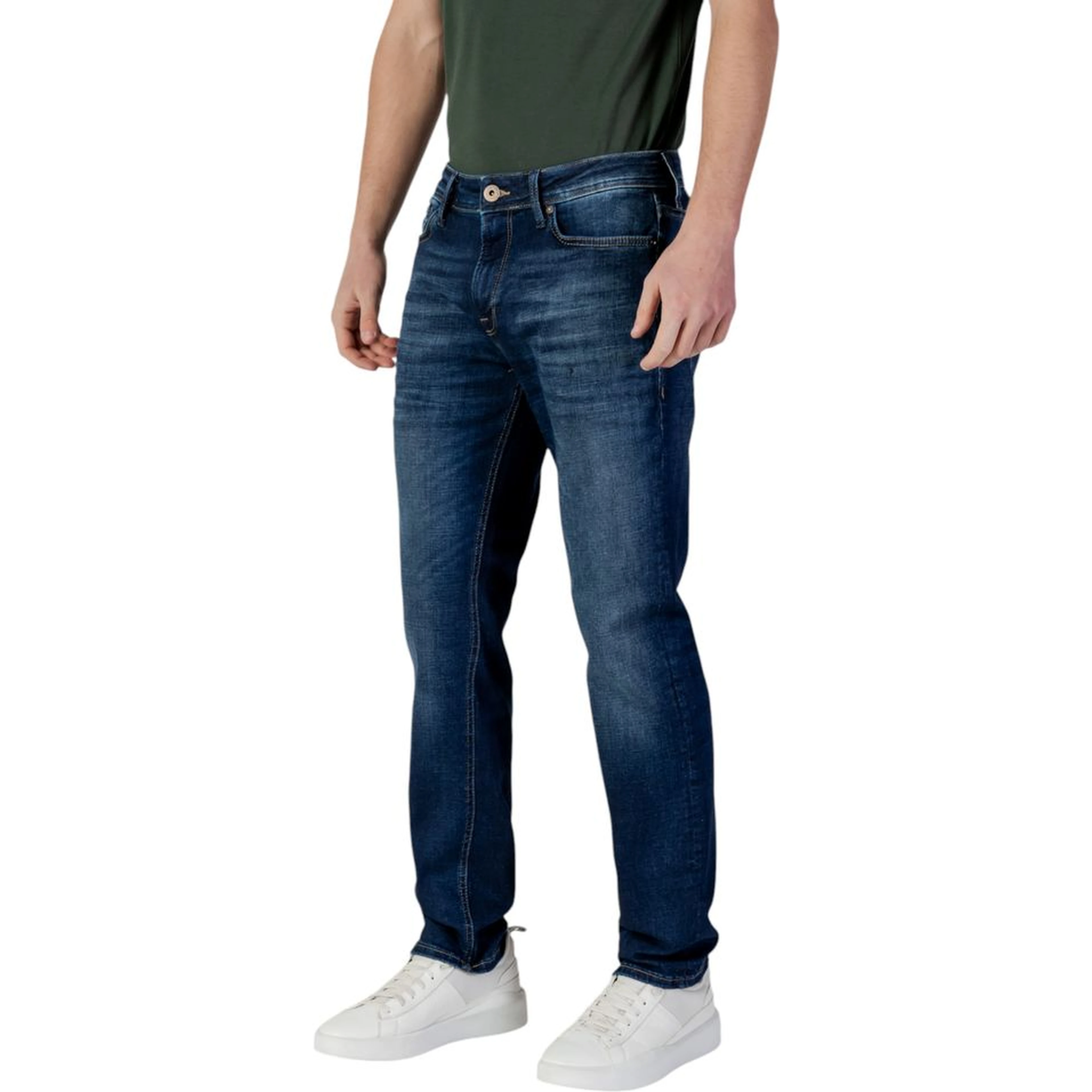 Blue Organic Cotton Relaxed Fit Jeans