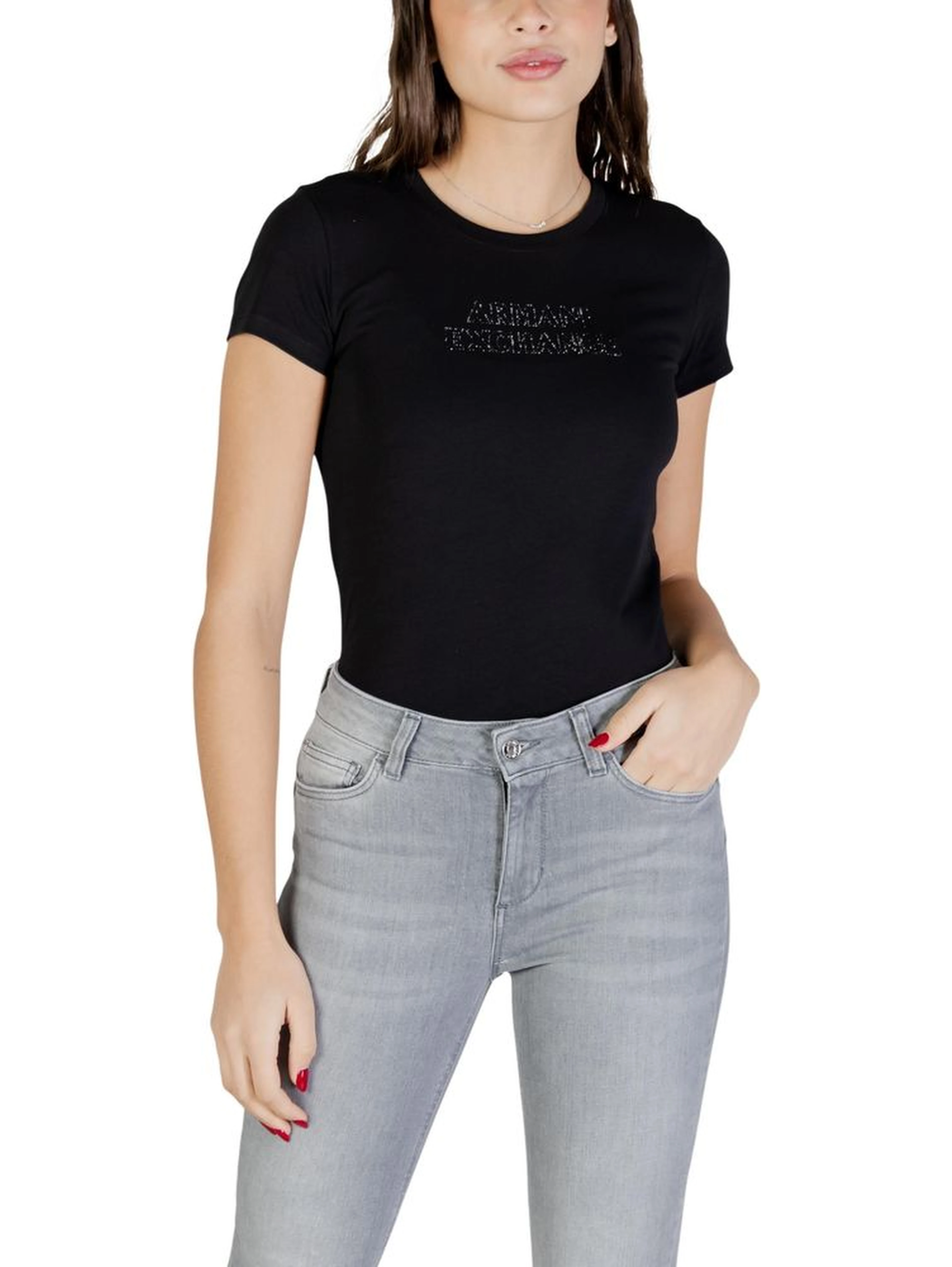 Black Cotton T-Shirt