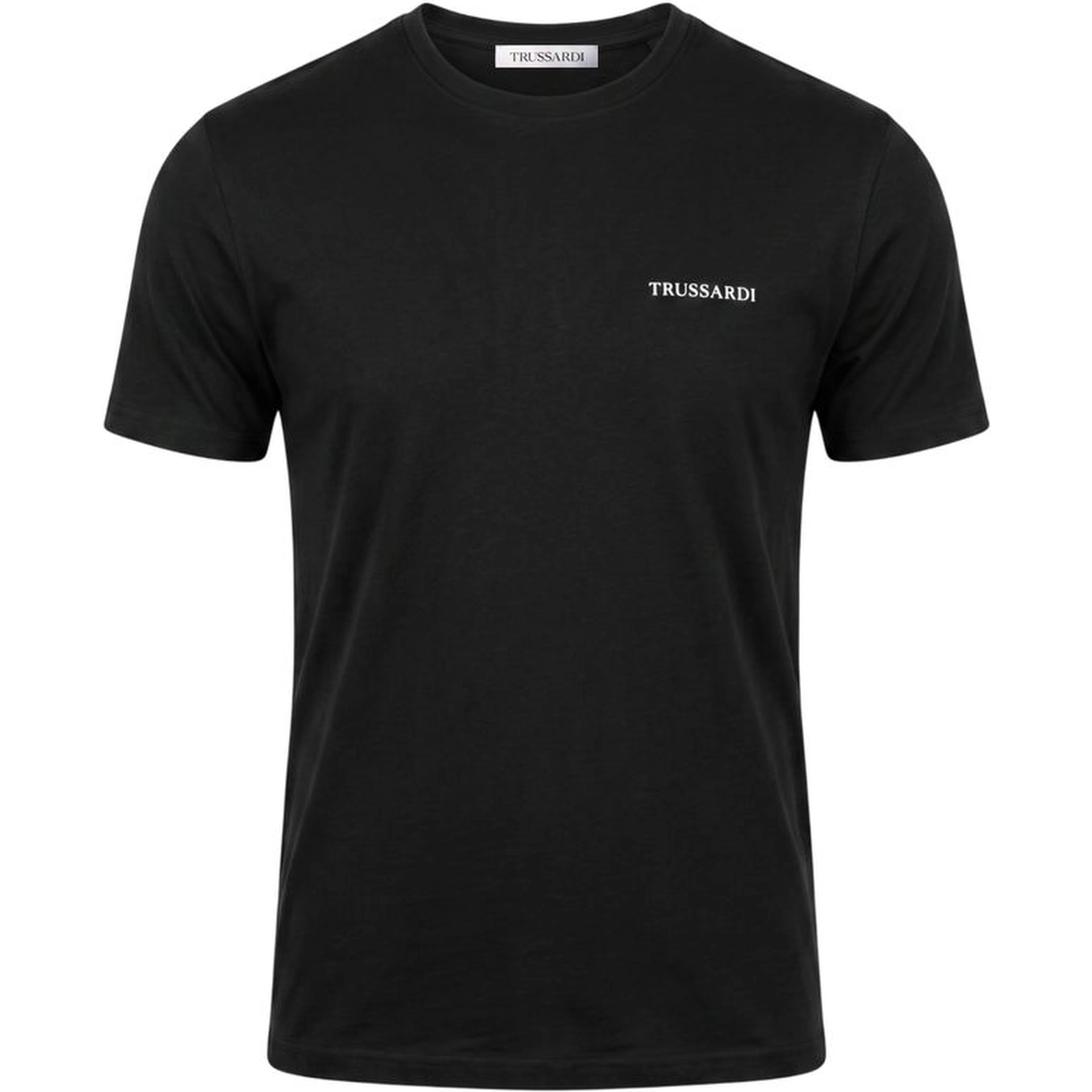 Black Cotton Men T-Shirt