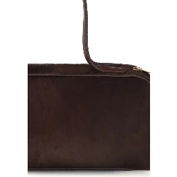 Burgundy Calf Leather Bos Taurus Shoulder Bag