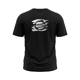Black Cotton Men T-Shirt