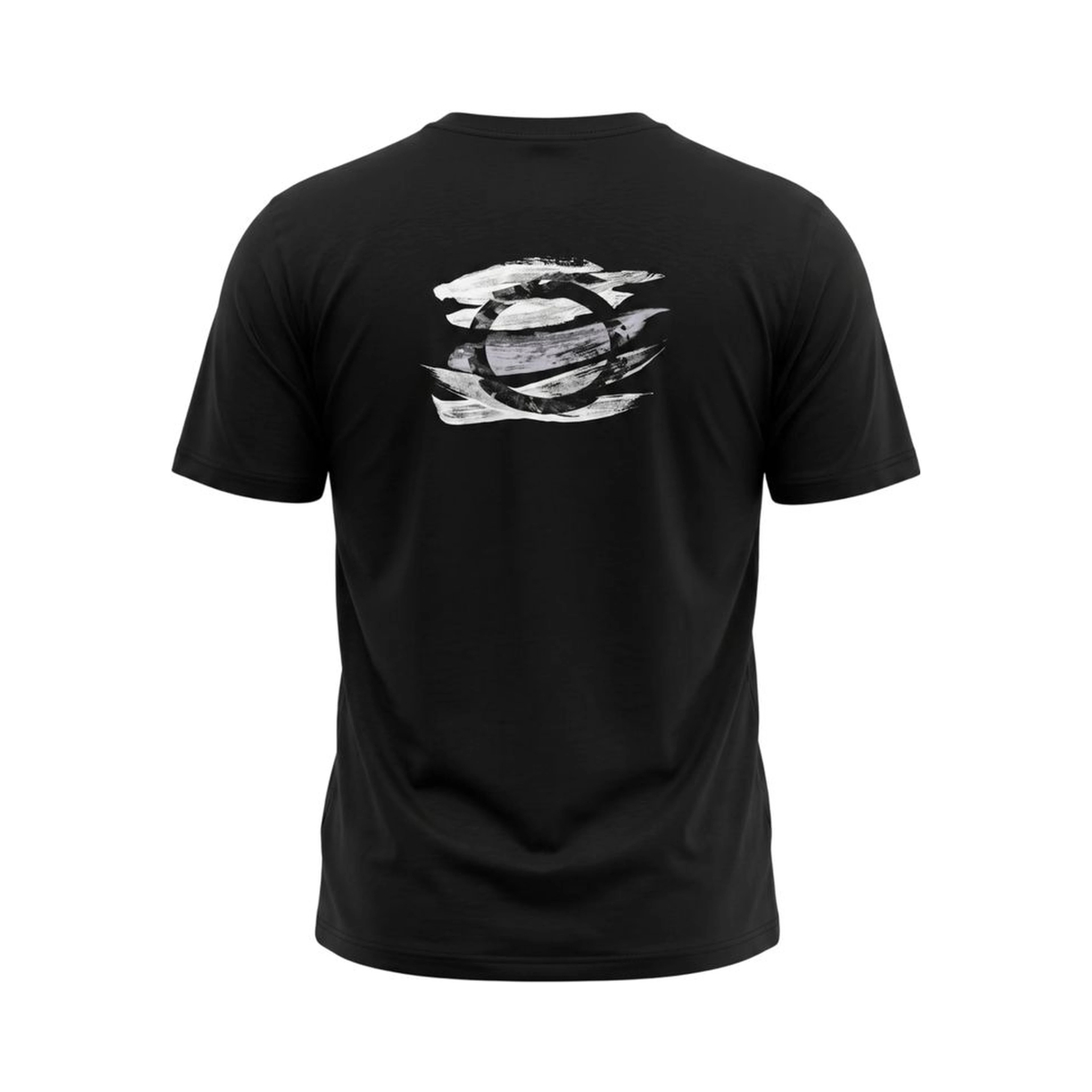 Black Cotton Men T-Shirt
