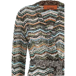 Multicolor Viscose Cardigan