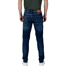 Blue Organic Cotton Relaxed Fit Jeans