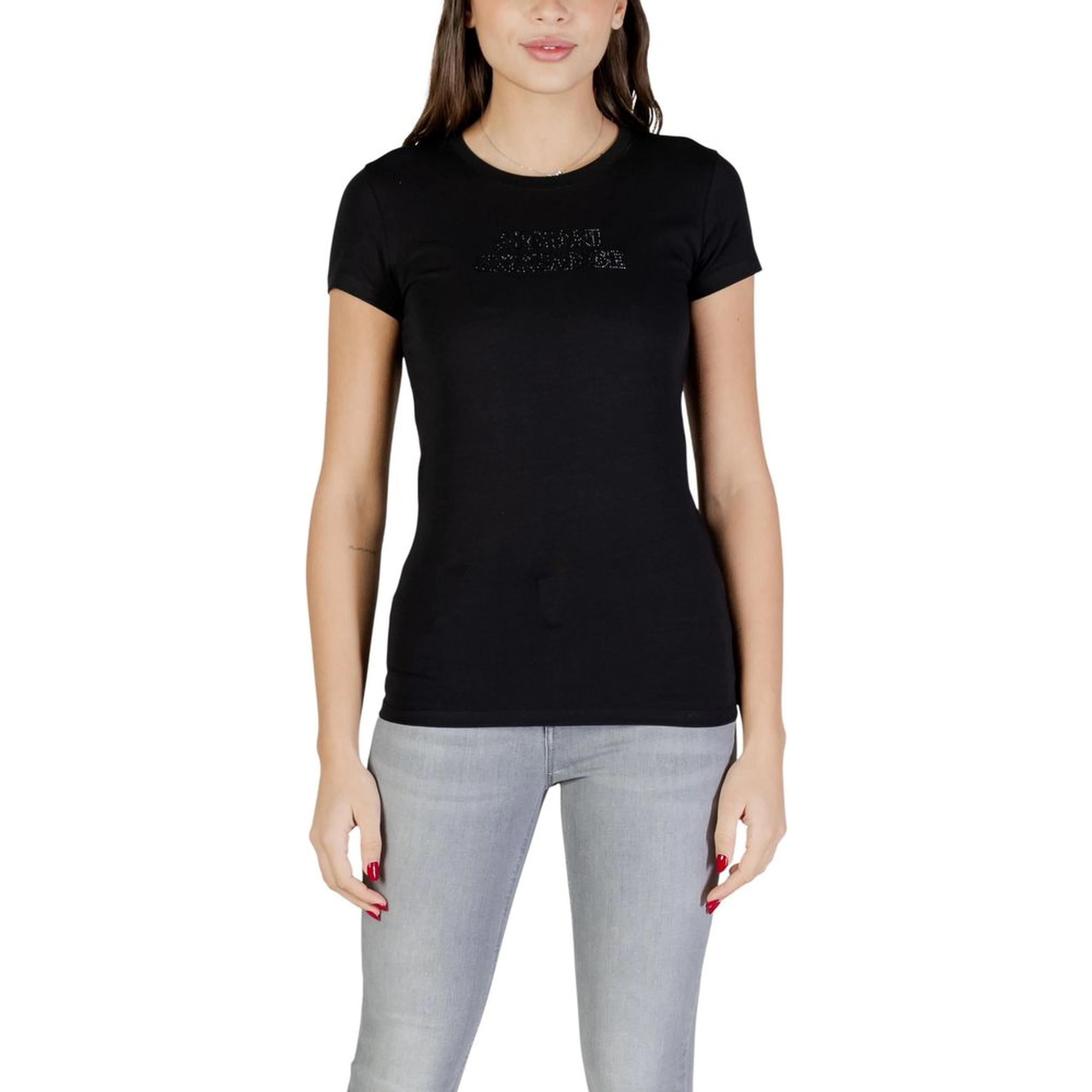 Black Cotton T-Shirt
