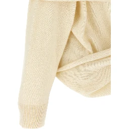 White Wool Cardigan