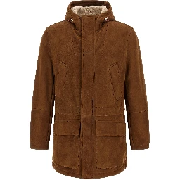 Brown Lamb Leather Leather Jacket