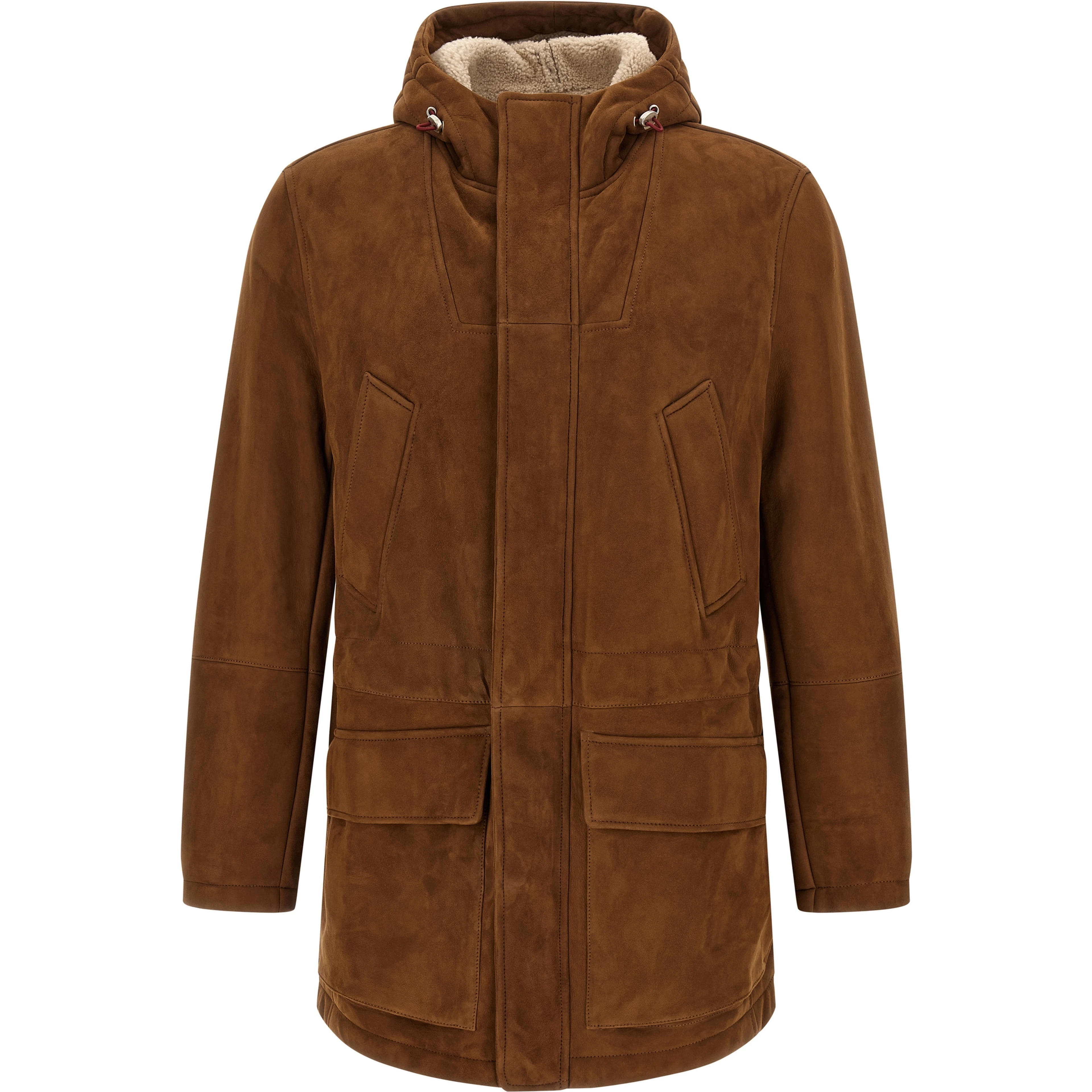Brown Lamb Leather Leather Jacket