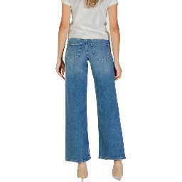 Blue Cotton Mom Jeans