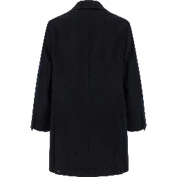 Blue Virgin Wool Coat