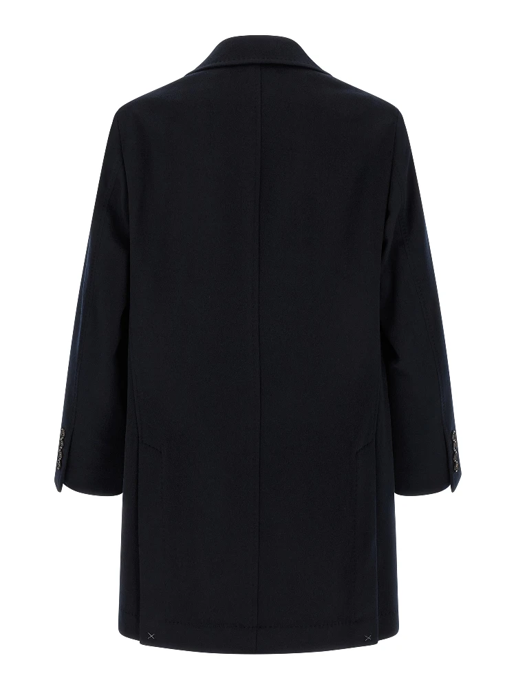 Blue Virgin Wool Coat alternative