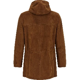 Brown Lamb Leather Leather Jacket