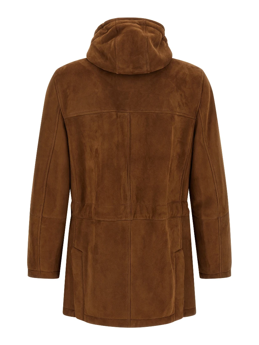 Brown Lamb Leather Leather Jacket