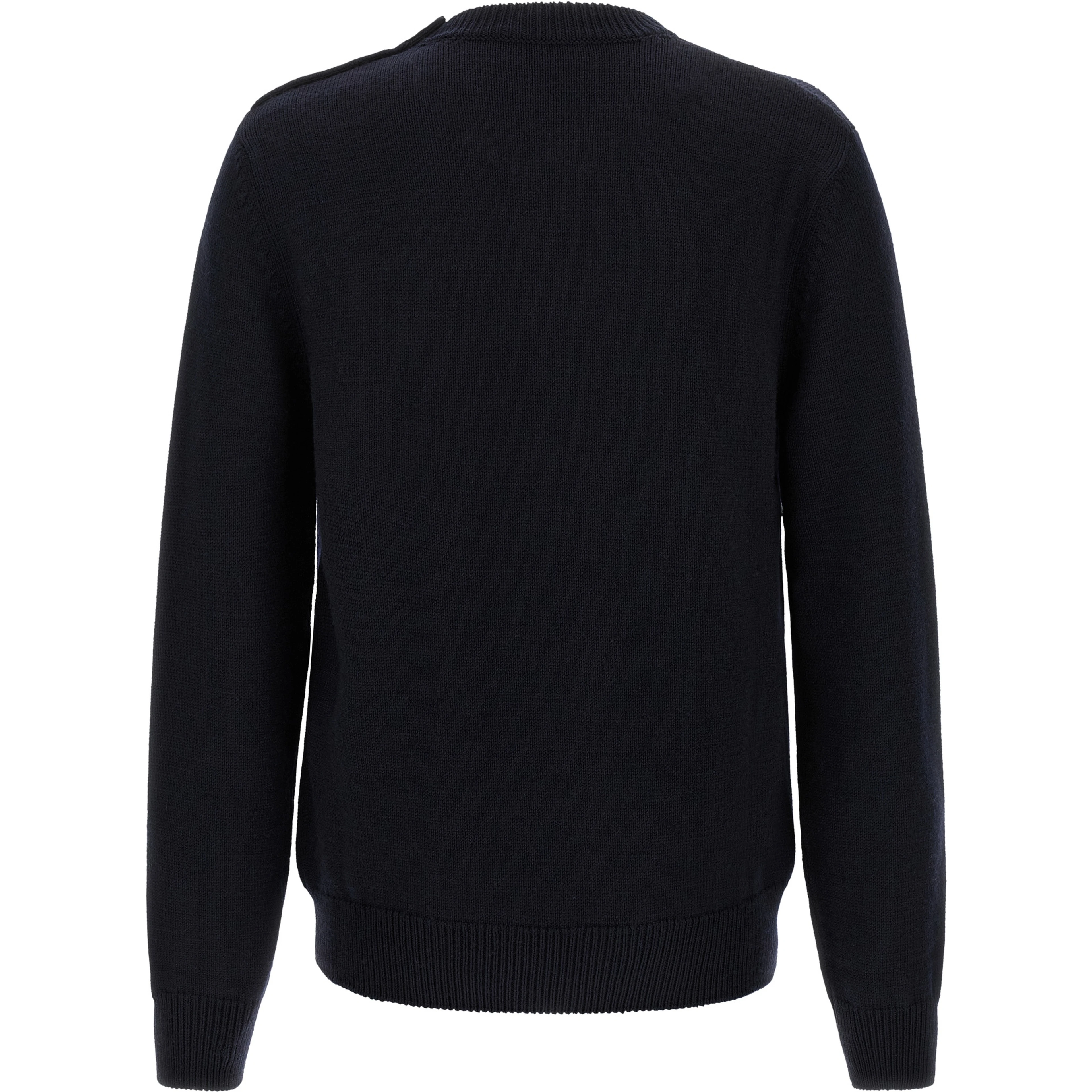 Blue Virgin Wool Cardigan