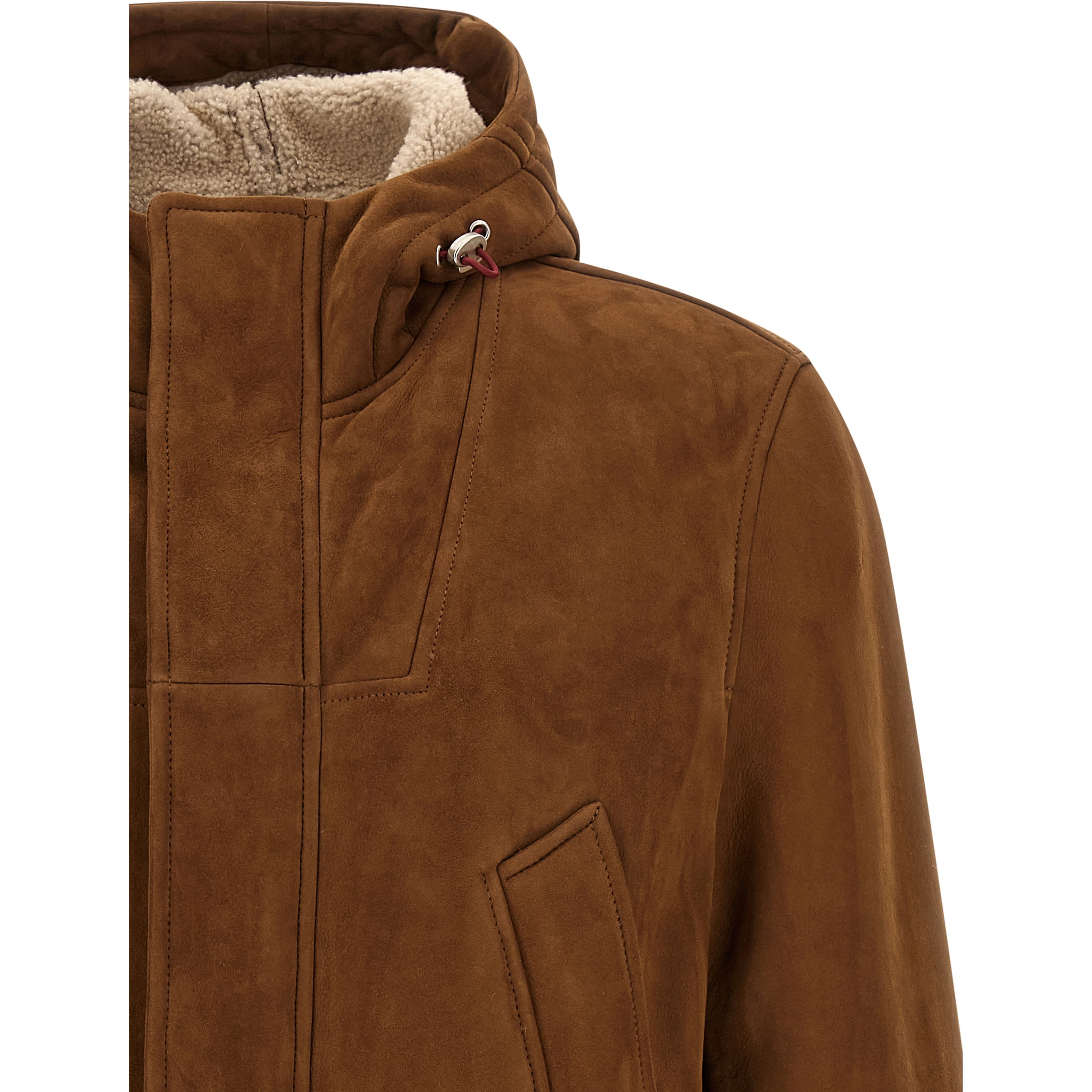 Brown Lamb Leather Leather Jacket