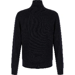 Blue Virgin Wool Cardigan