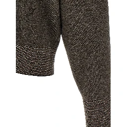 Brown Merino Wool Cardigan