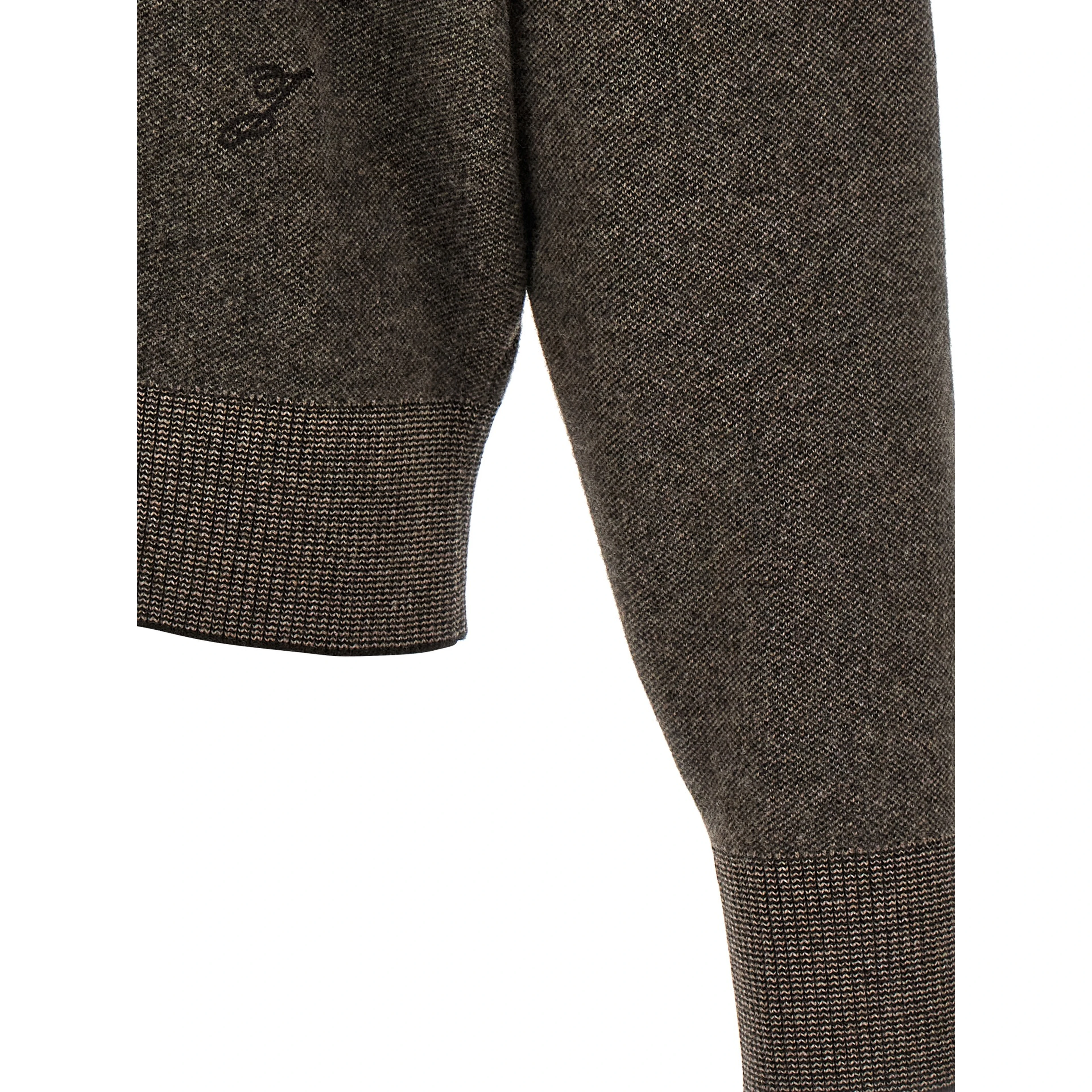 Brown Merino Wool Cardigan