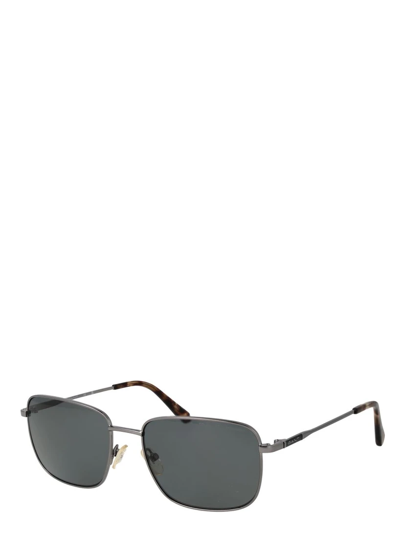 Gray Metal Sunglasses