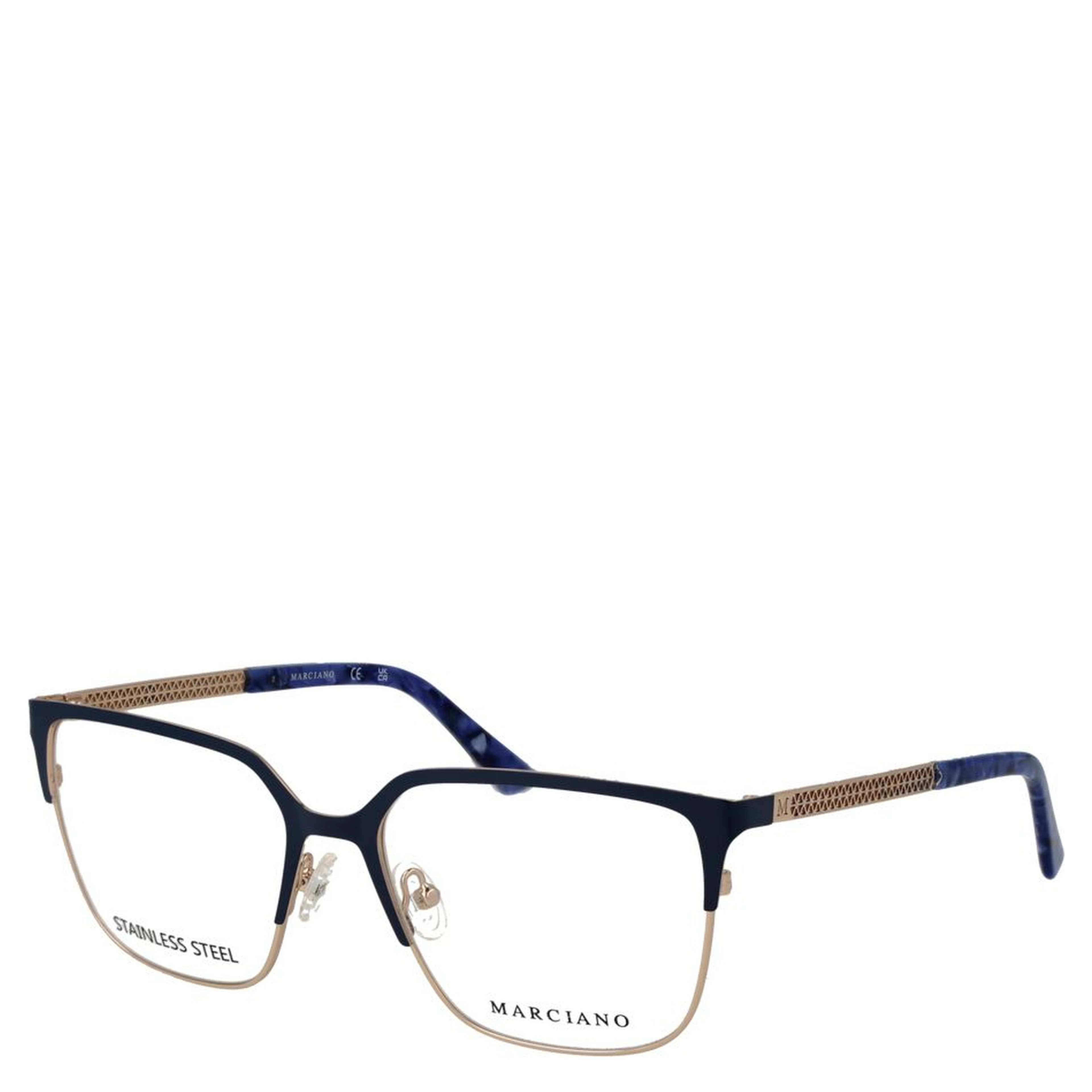 Blue Metal Glasses (Frames)