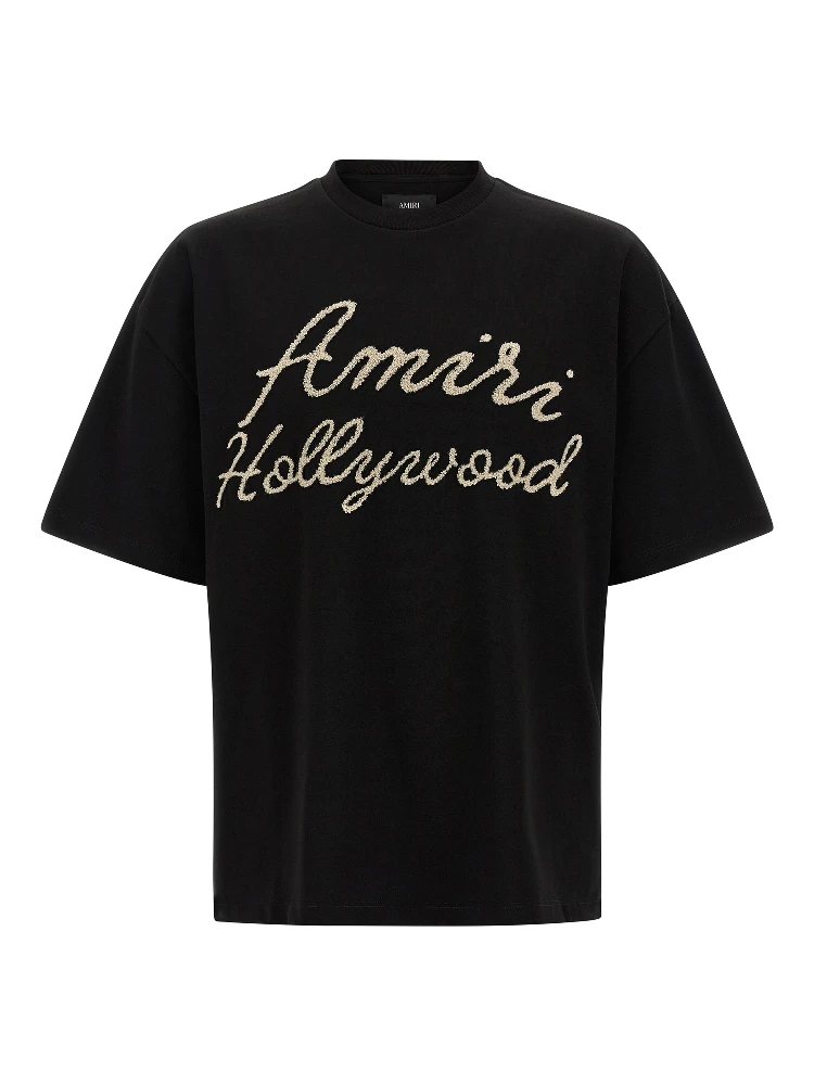 Black Cotton T-Shirt