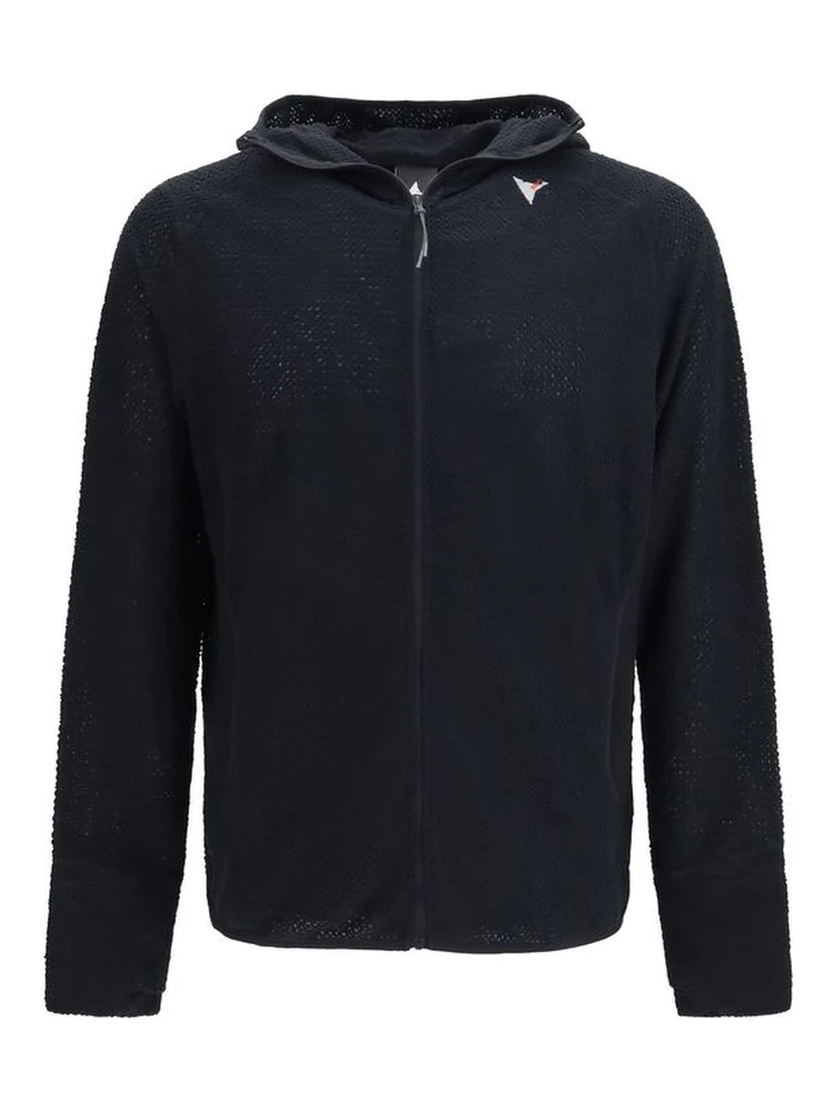 Black Polyester Sweatshirt