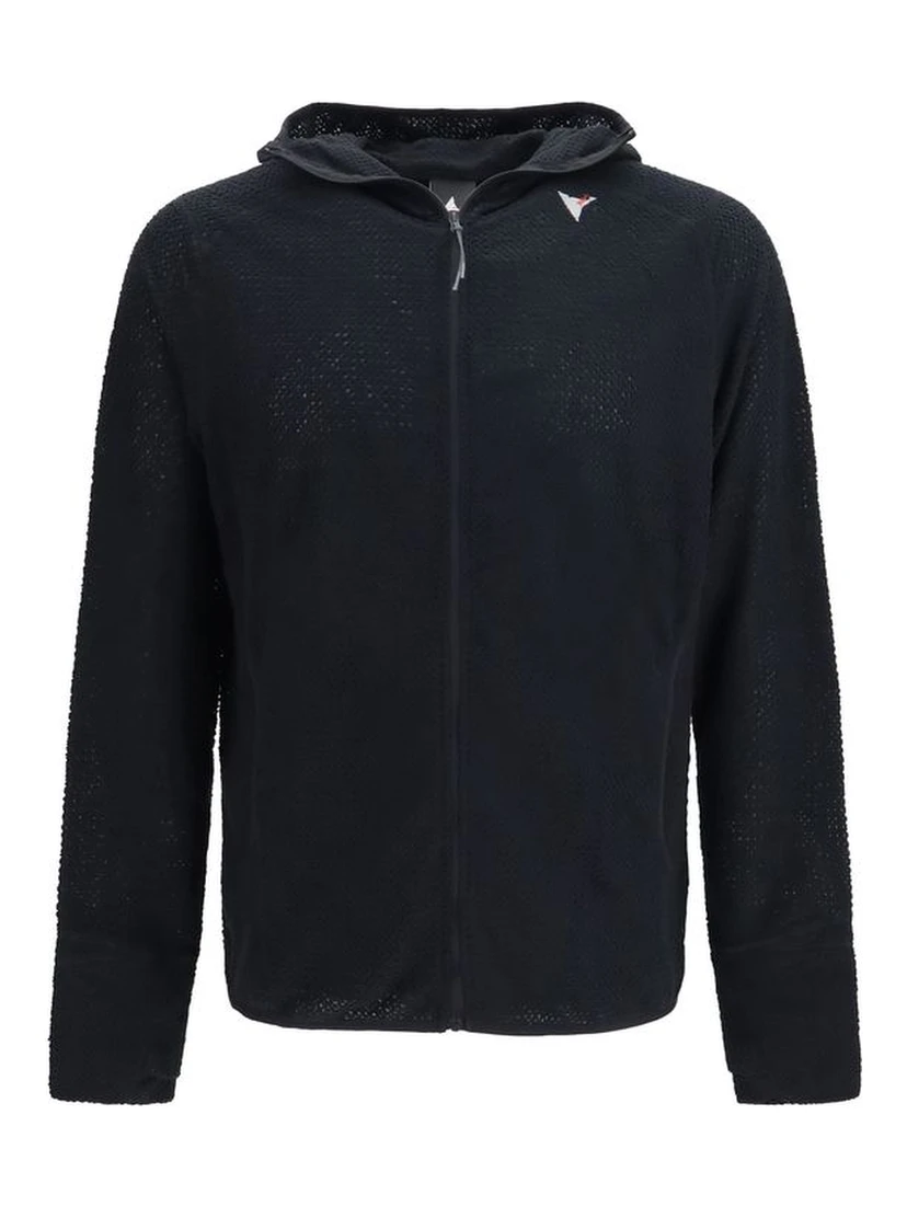 Black Polyester Sweatshirt