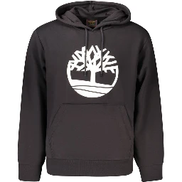Black Cotton Sweatshirt